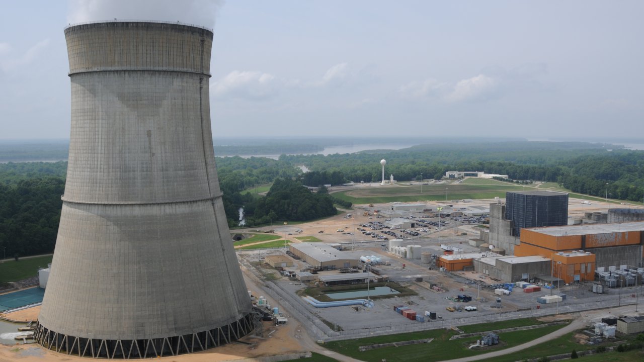nuclear power plant inside
